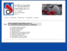 Tablet Screenshot of instalater-piatka.sk